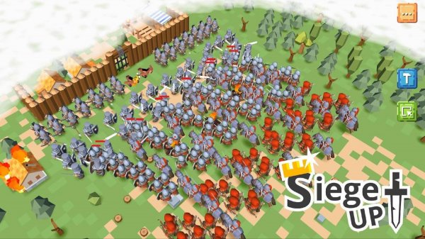 разгромил империю рыжика и сириуса в Siege Up! Demo