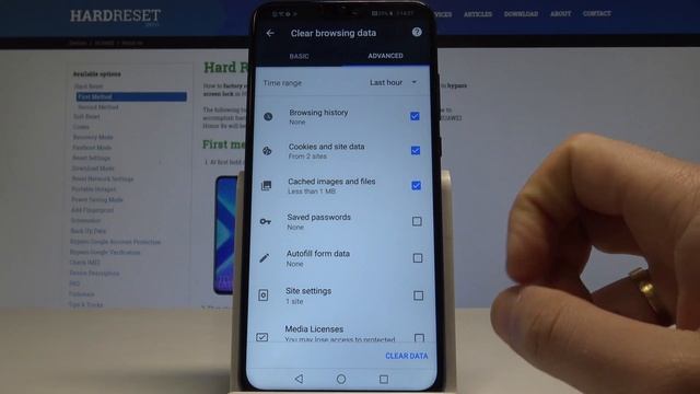 Clear Browser Data Honor 8x - Delete Chrome History / Reset Cookies смотреть онлайн