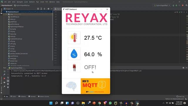 Python ESP8266 MQTT commuunication | Datalogging | realtime plotting смотреть онлайн