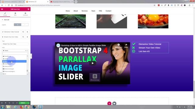 Elementor Wordpress Builder How To Create An Icon List смотреть онлайн