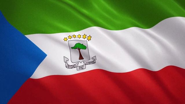 Развевающийся флаг Экваториальной Гвинеи / Waving Flag of Equatorial Guinea смотреть онлайн