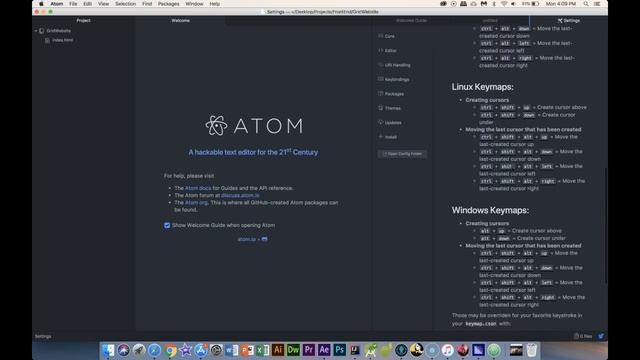 Adding multi-cursor select package to Atom смотреть онлайн