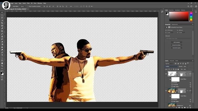 How to create GTA style cartoon effect in Adobe Photoshop | Photoshop Tutorials 2020 смотреть онлайн