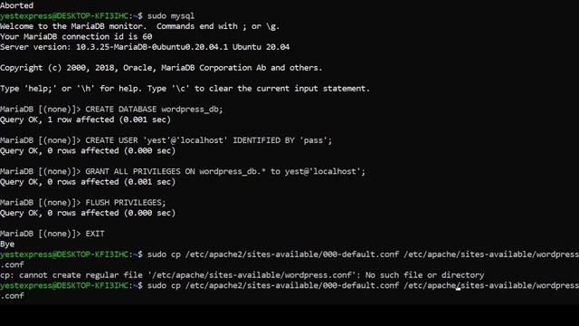 Install Wordpress in Subsystem Ubuntu смотреть онлайн