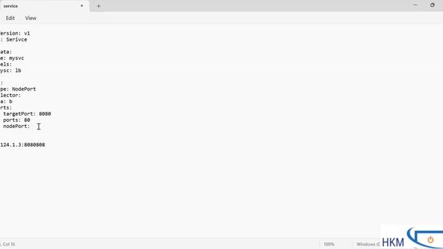 Service in Kubernetes Part-2: Creating Yaml file to Create service in k8s in Hindi смотреть онлайн