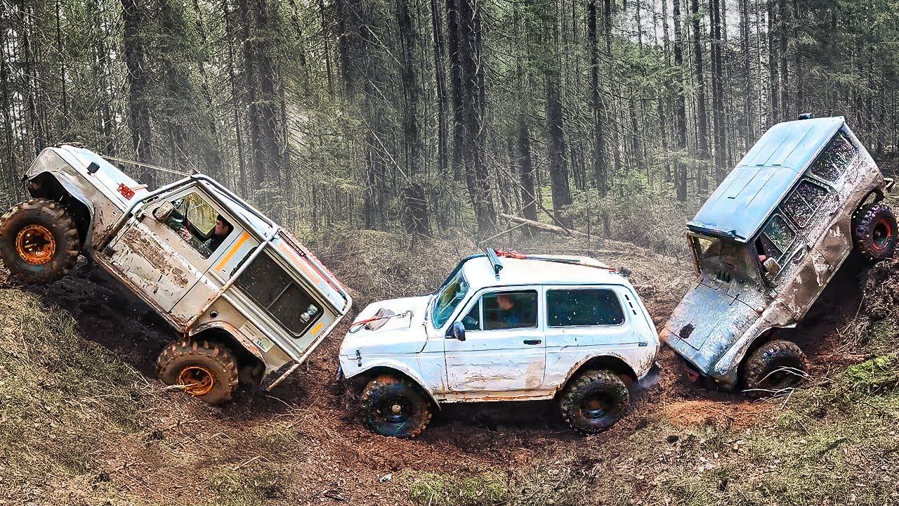 Плохой день для Defender! Нива и УАЗ доминируют! смотреть онлайн