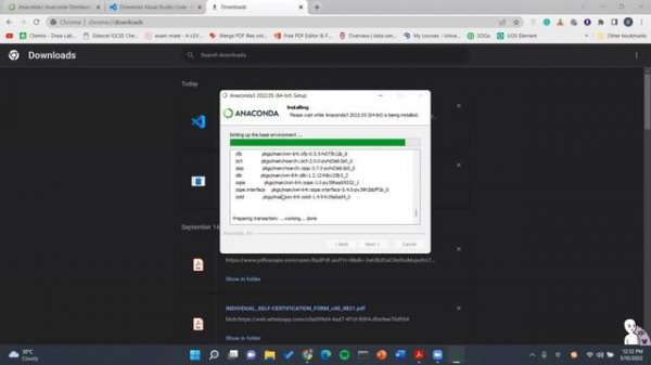 Anaconda & VS Code Installation