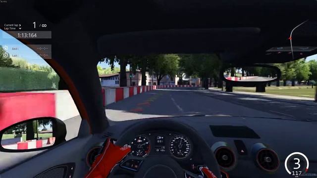 Audi S1 on LuccaRing (Assetto Corsa/Track Mod) смотреть онлайн