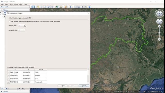 How to Import CSV into Google Earth in Hindi смотреть онлайн