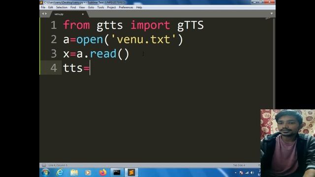 how to convert text to audio in python || Venu Tech Tv смотреть онлайн