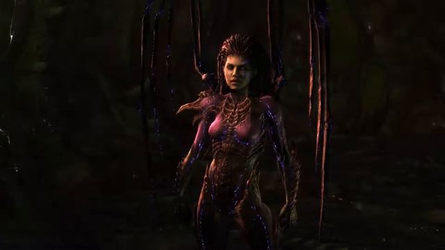 Starcraft 2 Heart of the Swarm - Reborn Kerrigan Transformation - Primal Zerg смотреть онлайн