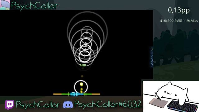 Cute Bongo Cat Clicking Circles смотреть онлайн