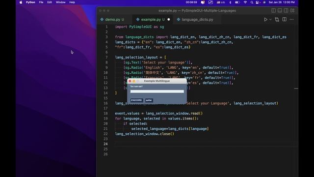 PySimpleGUI - Internationalization смотреть онлайн