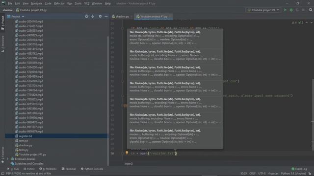 Python project #2 | CUI Login form | Muhil Raj | series 15 | 2020 • смотреть онлайн