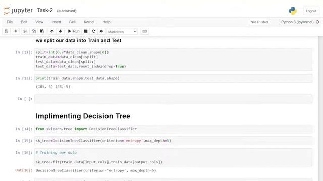 Prediction Using Decision Tree Algorithm смотреть онлайн