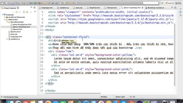 Bài 78 Hệ thống grid trong bootstrap смотреть онлайн
