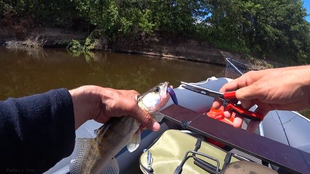 Такое РЫБНОЕ АССОРТИ! Рыбалка с лодке на Оке 2021! Ловля на джиг! смотреть онлайн