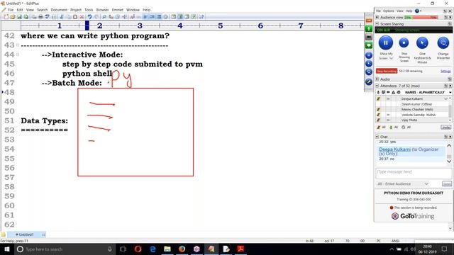 Python Tutorials | Python Identifier | Class - 2 | by Mahesh sir смотреть онлайн