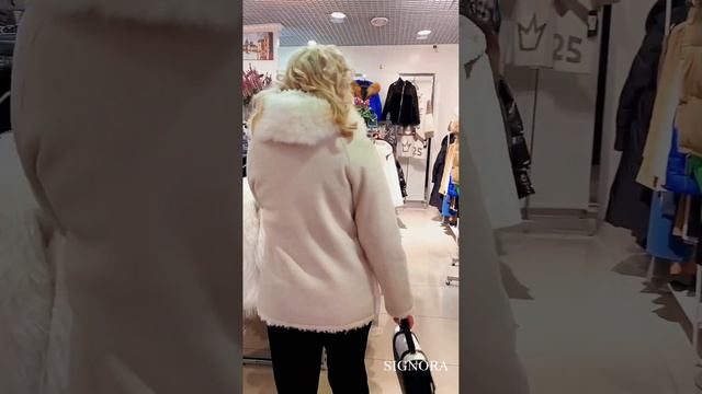 🔥Новое поступление! Хит сезона - шикарная дубленка в магазине женской одежды SIGNORA! смотреть онлайн