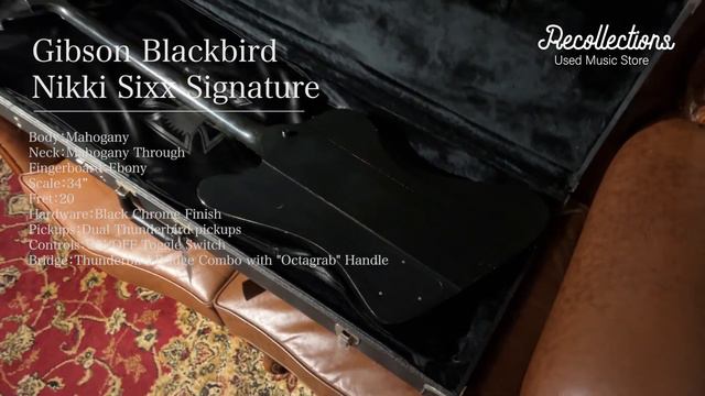 Gibson Blackbird Nikki Sixx Signature エレキベース買取紹介 смотреть онлайн