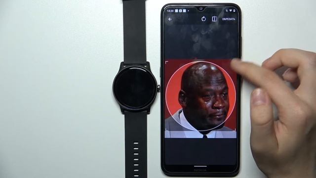 Как установить свою картинку на циферблат HAYLOU GS / Персональный циферблат на HAYLOU GS смотреть онлайн