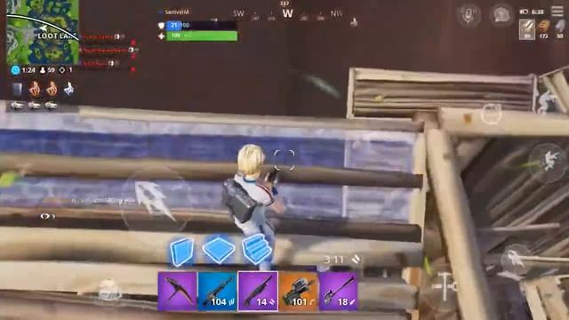 Cleaning Loot lake from nintendo players (mobile gameplay) смотреть онлайн