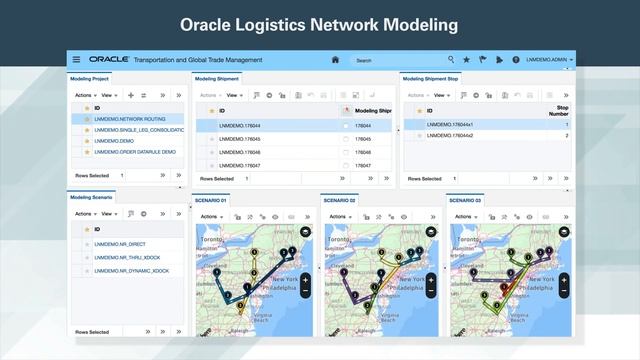 Oracle Logistics Network Modeling смотреть онлайн
