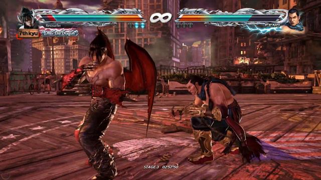 Devil Jin (No Horns Beast Wings) | Tekken 7 | Arcade Battle | Ultra Hard | 4k 60 FPS смотреть онлайн