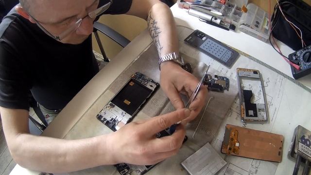 ремонт Samsung A51,SM-A515F.Разбит дисплей,деформация корпуса.