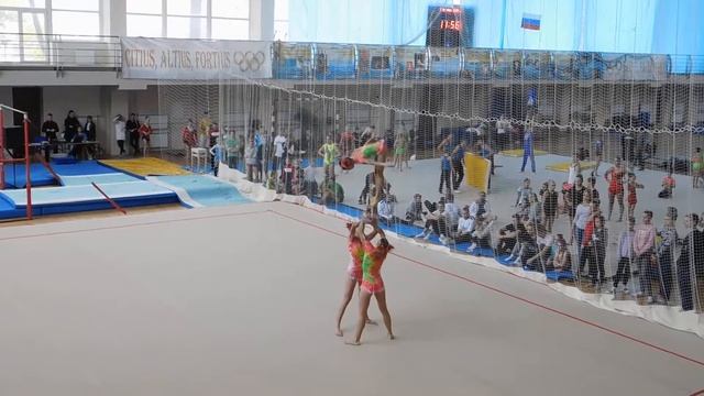 Кубок Петра I. Октябрь 2018. Макарова Вика, Жигулина Лиза, Шилина Настя. 3 упражнение. ( КМС) смотреть онлайн