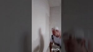 Шпатлёвка FUGEN ,нанесение "механизированным" шпателем!