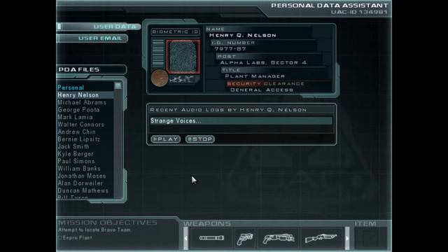 Doom 3 PDA and Audio Logs: Henry Nelson! смотреть онлайн