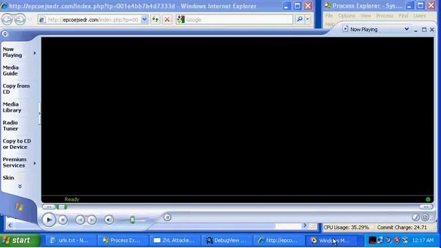ExploitShield Blocks Blackhole Exploiting IE & FF via Java, HelpCtr and WMP Generically смотреть онлайн