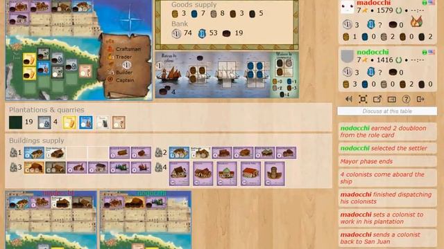 Puerto Rico on Board Game Arena смотреть онлайн