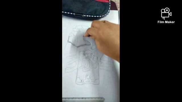 Sketch drawing has deep meaning -Nature vs art#terevaaste #art смотреть онлайн