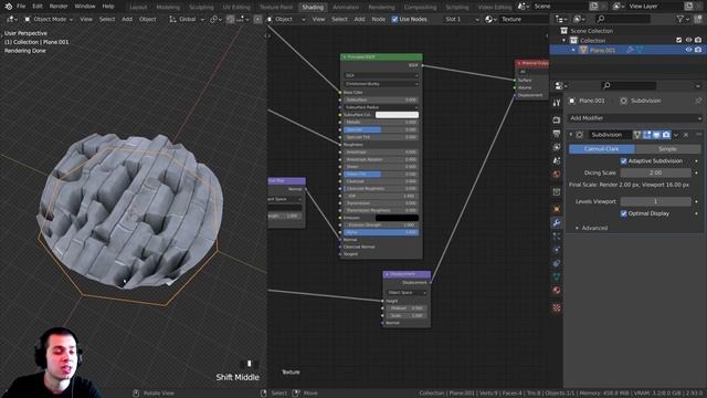 How to Use Displacement Maps in Blender (Tutorial) смотреть онлайн