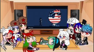 Реакция стран на мемы ( гача клуб)