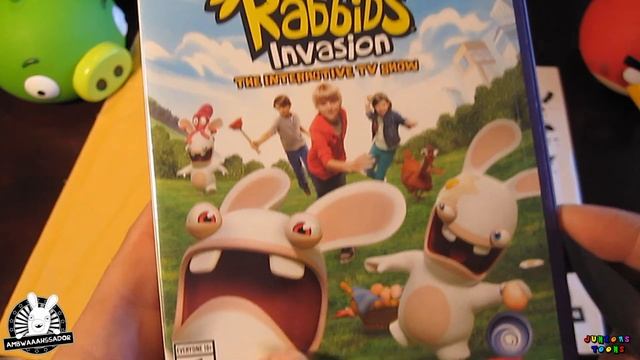 Rabbids Invasion: The Interactive TV Show Game Unboxing  JUNIORS TOONS