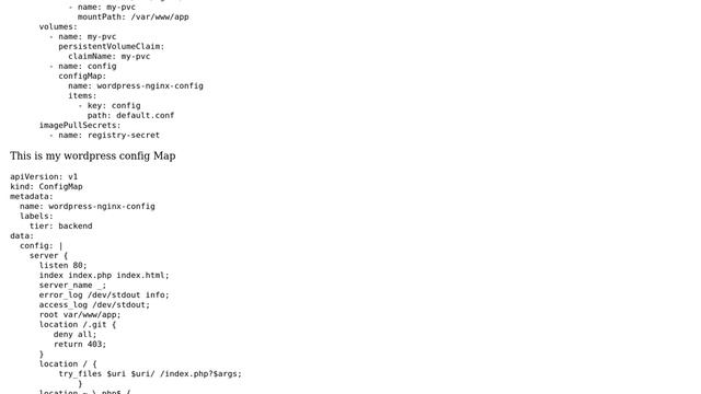 Existing Wordpress Deployment on Kubernetes with Persistent volume returning error 404 on... смотреть онлайн