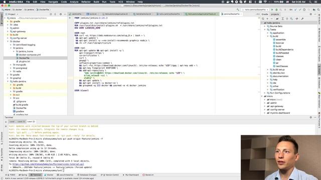 Jenkins into Docker container builds Docker image смотреть онлайн