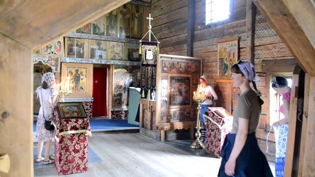 Пение в Церкви Покрова Богородицы (Кижи, Карелия) смотреть онлайн