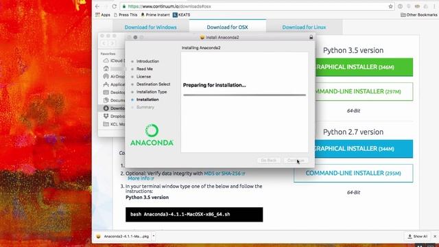 Installing Anaconda on Mac OSX смотреть онлайн
