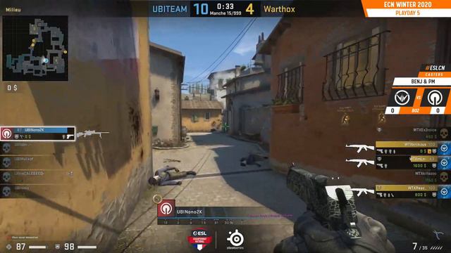 CS:GO - Warthox Esport vs UBITEAM - Inferno - ECN Winter 2020 смотреть онлайн