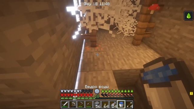 100 Дней в Мире с ПАРАЗИТАМИ в МАЙНКРАФТ / #10 / ЧУТЬ НЕ УМЕРЛИ В ШАХТЕ! / Minecraft 1.17 смотреть онлайн