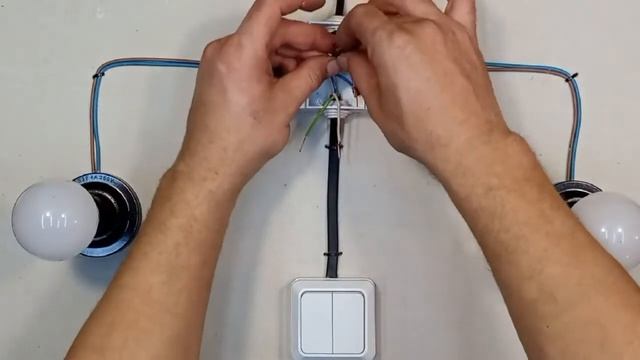 КАК ЛЕГКО ПОДКЛЮЧИТЬ ДВОЙНОЙ ВЫКЛЮЧАТЕЛЬ