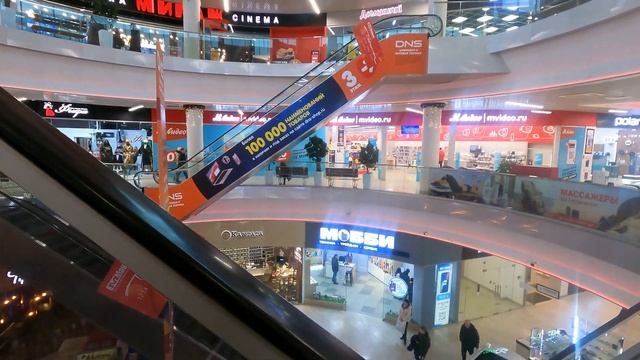 4k Архангельск. ТРЦ Макси. Прогулка смотреть онлайн