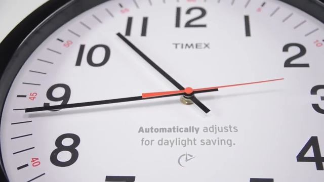 Timex 5-Year Set & Forget Wall Clock 46007T смотреть онлайн