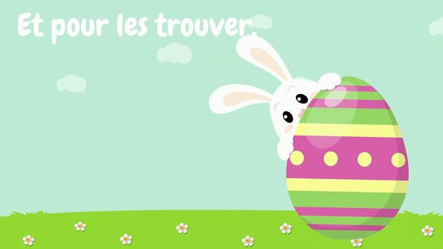 ABC Les Oeufs de Pâques - children song, lyrics - French Early Immersion with Nathalie Laroussi смотреть онлайн