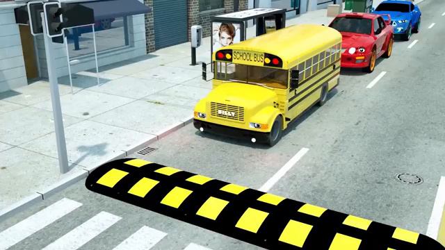 Fire Truck Frank Helps Taxi _ Police Cars vs Massive Speed Bump _ Wheel City Her смотреть онлайн