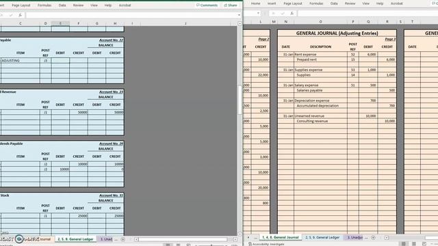 Corporate Accounting Cycle: Posting Adjusting Entries to a General Ledger смотреть онлайн